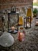 Lampion Drew Bloomingville z różowego szkła